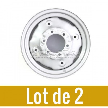 Jantes 4.50 x 16´´ pour pneus 6-6.5/16 (la paire)