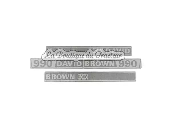 Jeu d\'autocollants DAVID BROWN 990 Case