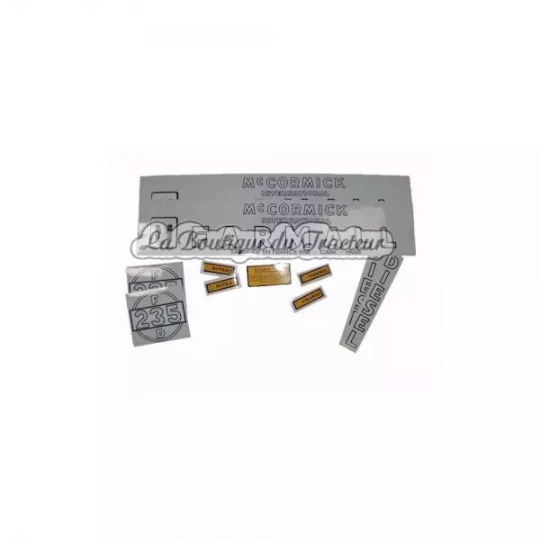 Jeu d\'autocollants F235D (11 pi�ces)