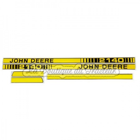 Jeu d´autocollants John Deere 2140