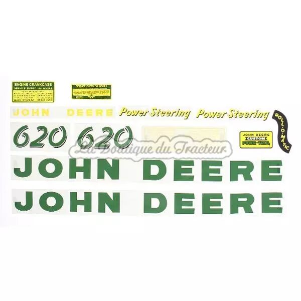 Jeu d�autocollants JOHN-DEERE 620