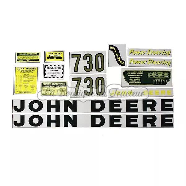 Jeu d�autocollants JOHN-DEERE 730
