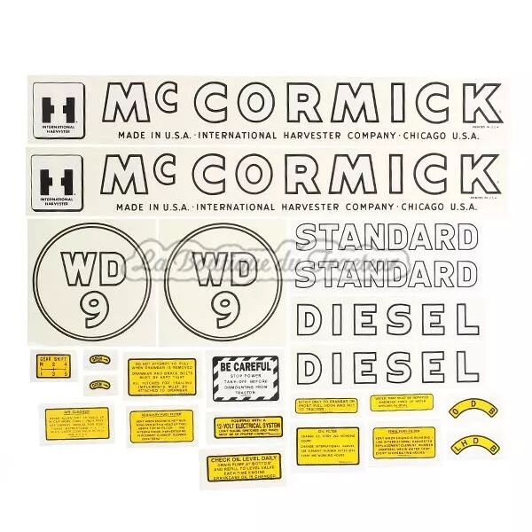 Jeu d�autocollants Mc Cormick WD9