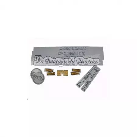 Jeu d&acute;autocollants McCormick Farmall  FCN (11 pi&egrave;ces)