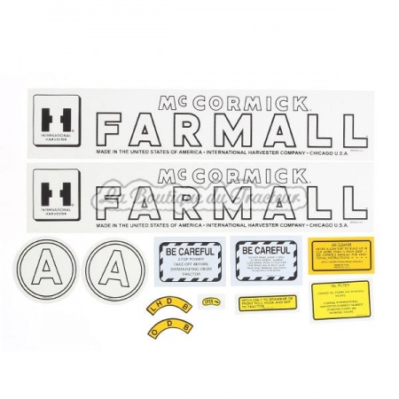 Jeu d´autocollants McCormick FARMALL A
