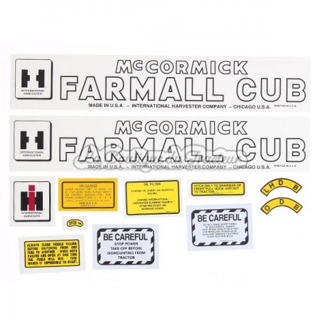 Jeu d´autocollants McCormick Farmall CUB