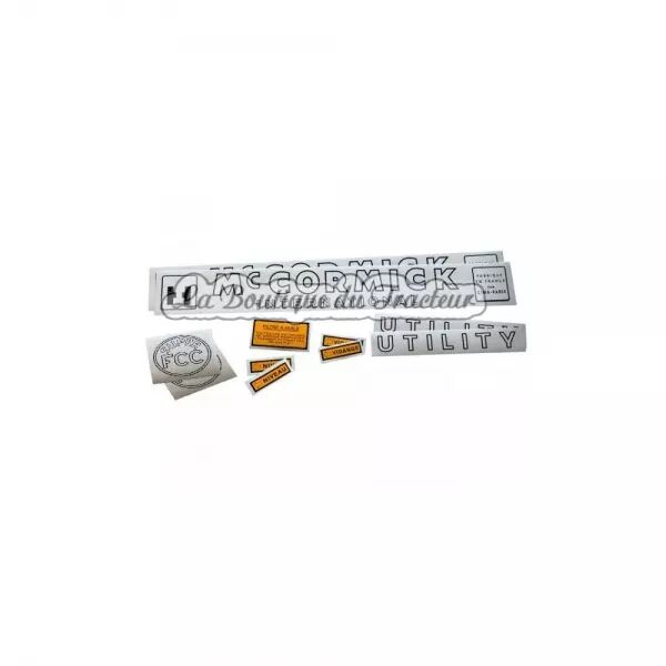 Jeu d�autocollants McCormick SUPER FCC UTILITY (11 pi�ces)
