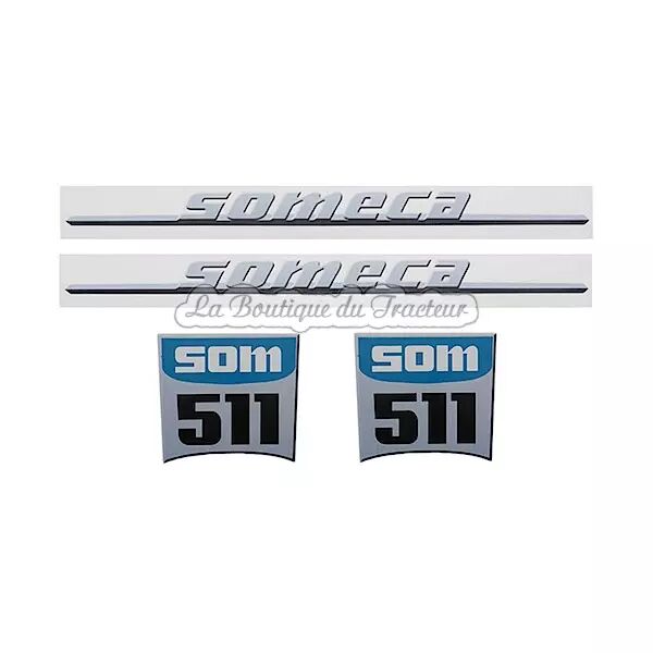 Jeu d�autocollants SOMECA 511 (4 pi�ces)