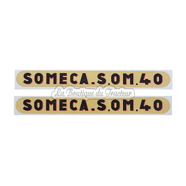 Jeu d�autocollants SOMECA SOM40 (2 pi�ces)