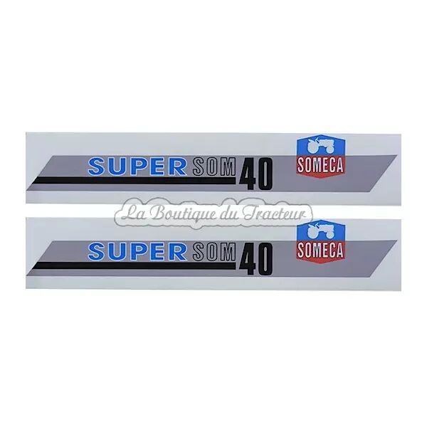 Jeu d\'autocollants SUPER SOM40 (2 pi�ces)