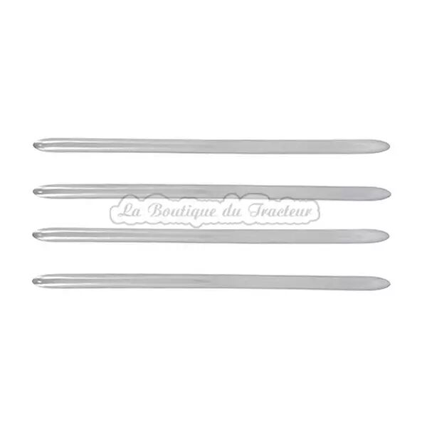 Jeu de 4 baguettes de calandre argent�es Renault Super 4, Super 5, Super 7