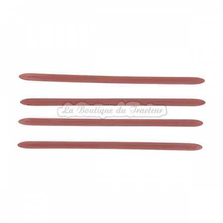 Jeu de 4 baguettes de calandre marron Renault D16, N73, V73