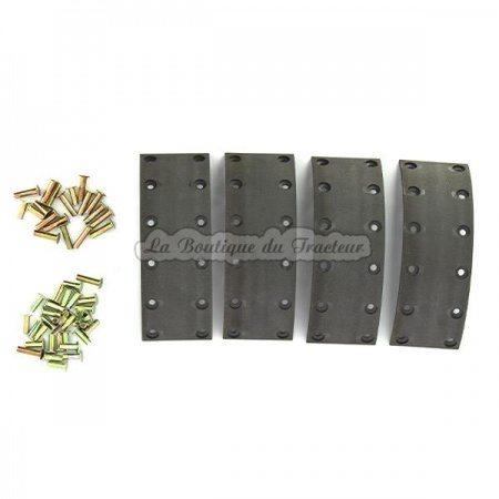 Jeu de 4 garnitures de frein David Brown 1200