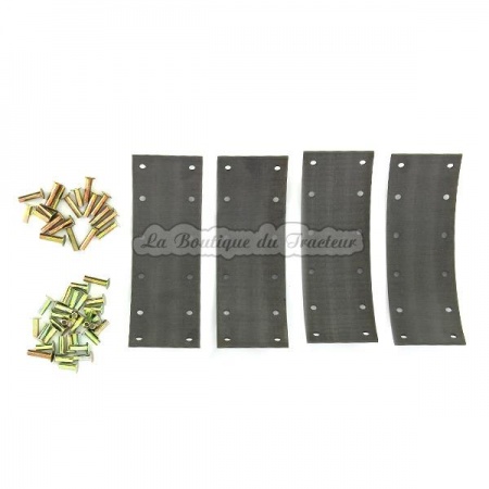 Jeu de 4 garnitures de frein David Brown 1200