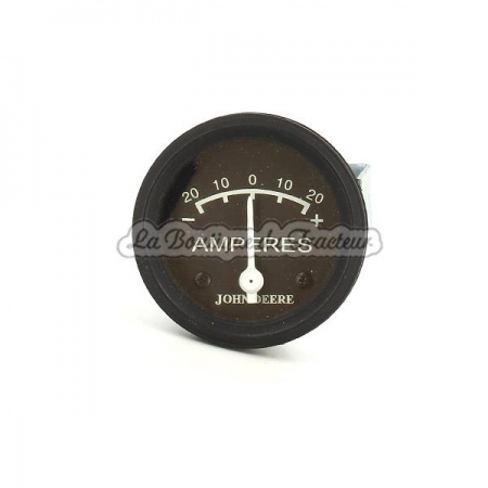JOHN-DEERE ammeter black face