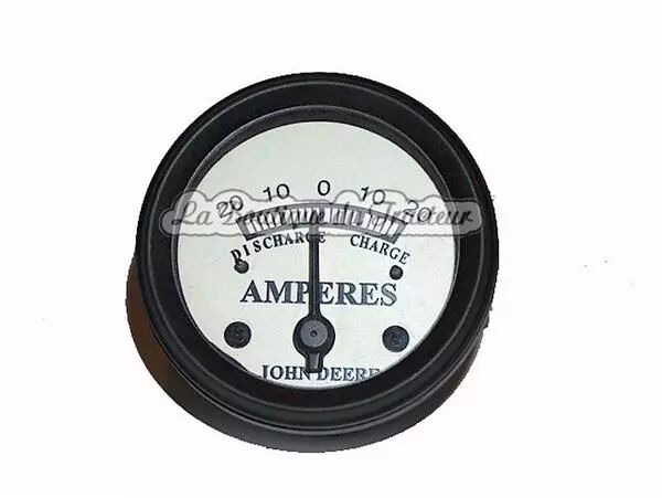 JOHN-DEERE ammeter white face