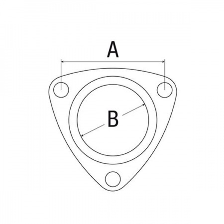 Junta de codo de escape Fiat séries 46, 45, 65, 66, 76, 88 (OEM: 5118183)