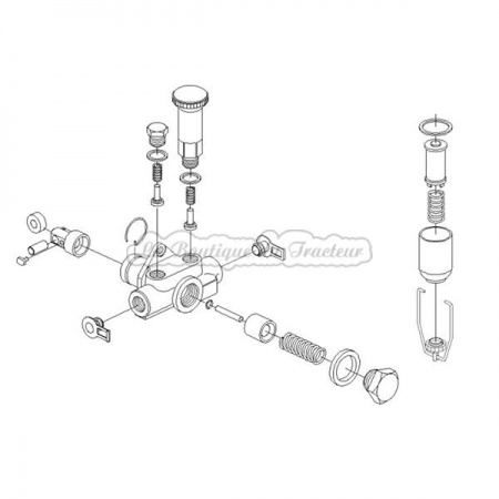 Kit de clapets Celoron de pompe alimentation Renault et Fendt