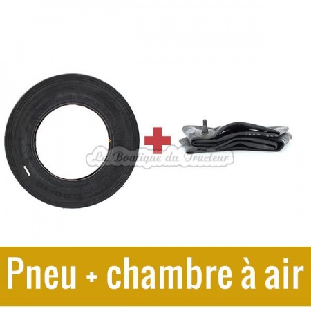 Kit pneu avant et chambre à air 6.00 x 16 (l´unité)