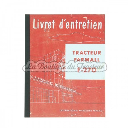 Libro de mantenimiento F-270