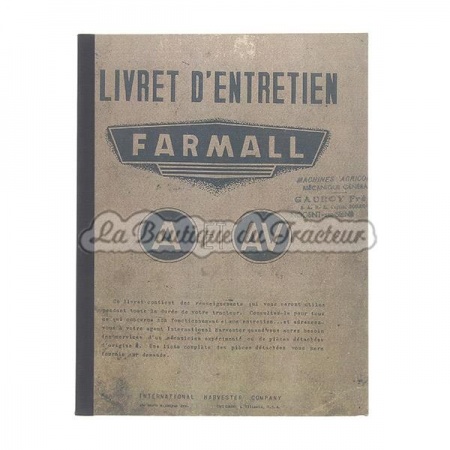 Libro de mantenimiento FARMALL A et AV