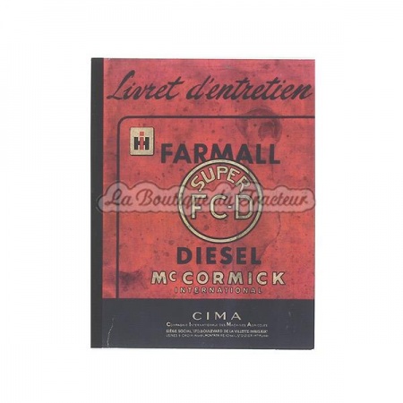 Libro de mantenimiento FARMALL SUPER FCD