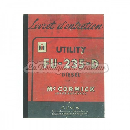 Libro de mantenimiento FU235D UTILITY