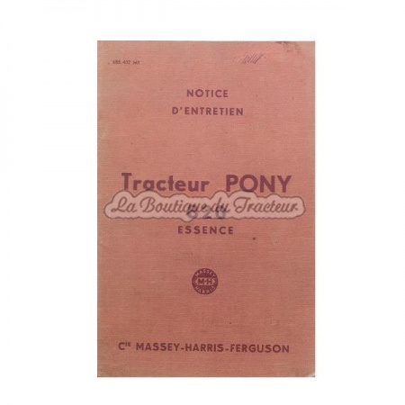 Libro de mantenimiento Pony 820