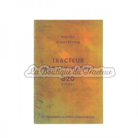 Libro de mantenimiento PONY 820D