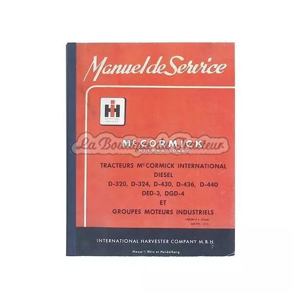 Libro de reparaciones IH D320,D324...