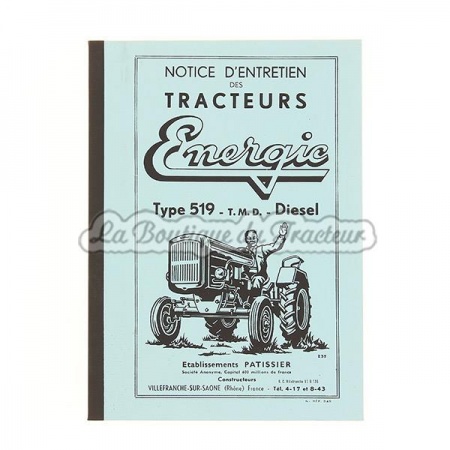 Livret d´entretien ENERGIC 519
