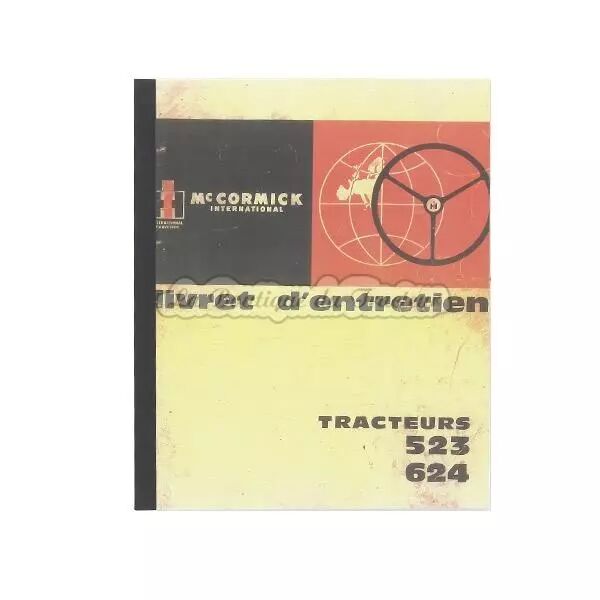 Livret d�entretien MC CORMICK 523, 624