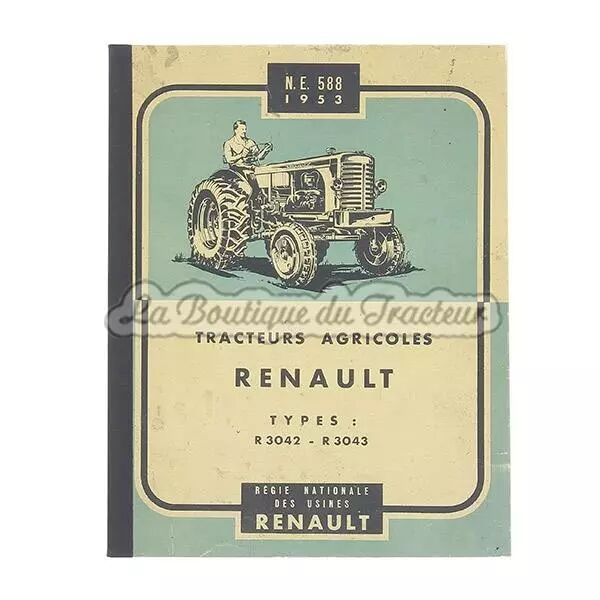 Livret d�entretien RENAULT R3042-R3043