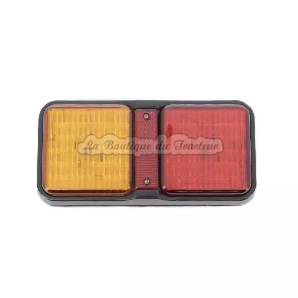Luz de remolque rectangular con LED 12 / 24V derecha / izquierda para todo tipo de tractor. (2 tornillos)