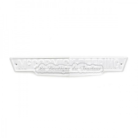 MAC CORMICK DEERING front emblem