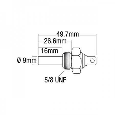 Manocontacto de temperatura MF M963418 para motore