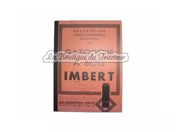 Manual de mantenimiento para gasogeno madera IMBERT