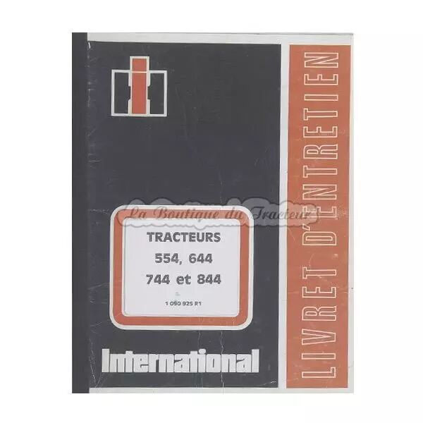 Manual de mantenimiento para IHC 554, 644, 744 y 844