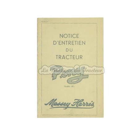 Manual de mantenimiento para Massey Harris Pony 812