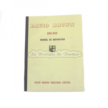 Manual de reparación David Brown 850 y 950