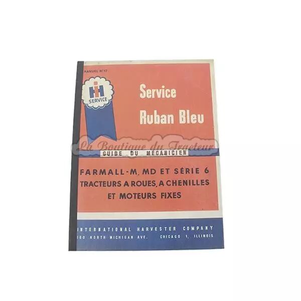 Manuals and manuals for the mechanic to restore tractors and mechanics IHC Farmall M, MD and Series 6.