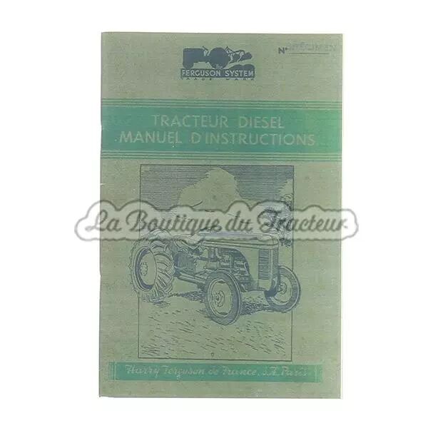 Manuel d�instruction Ferguson diesel