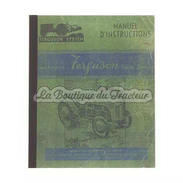 Manuel d�Instructions FERGUSON TEA20