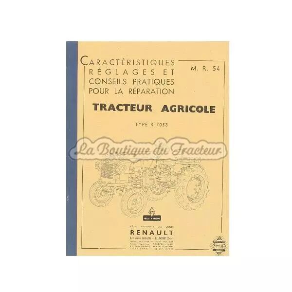 Manuel de r�paration RENAULT D16