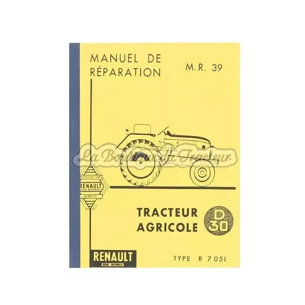 Manuel de r�paration RENAULT D30