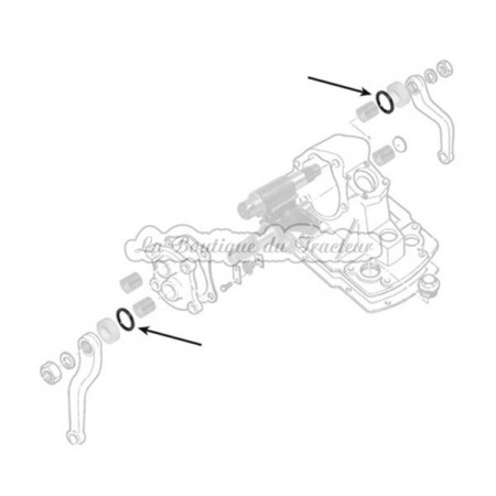 MF35/37 drop arm shaft seal