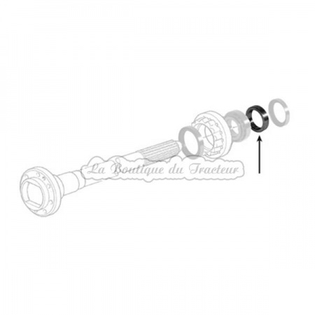 MF35 halfshaft collar 180596M1
