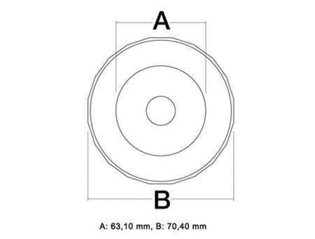 MF65 fuel tank cap