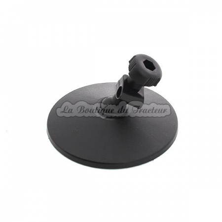 mirror head round 3/8 clamp