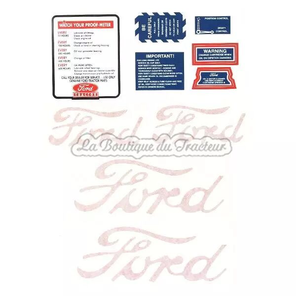 Pegatinas FORD 8N 8N4749D